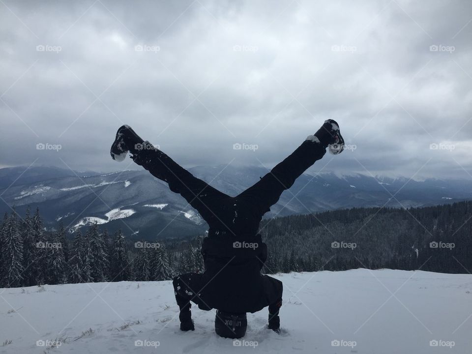 Winter yoga 