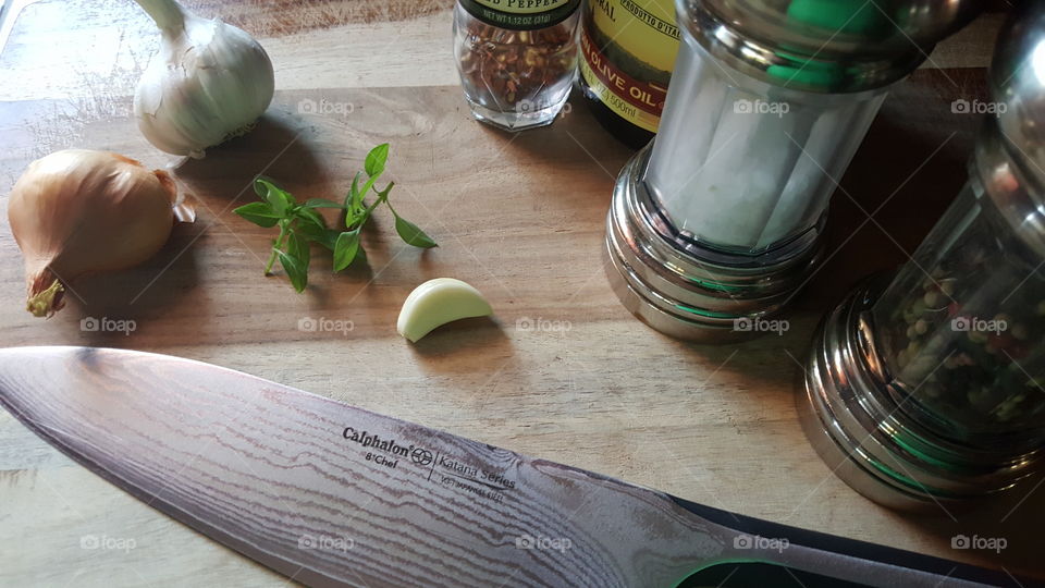 ingredients for dinner