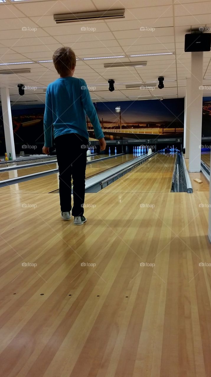 Bowling child!