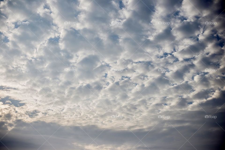 Skyline with clouds and sunshine 