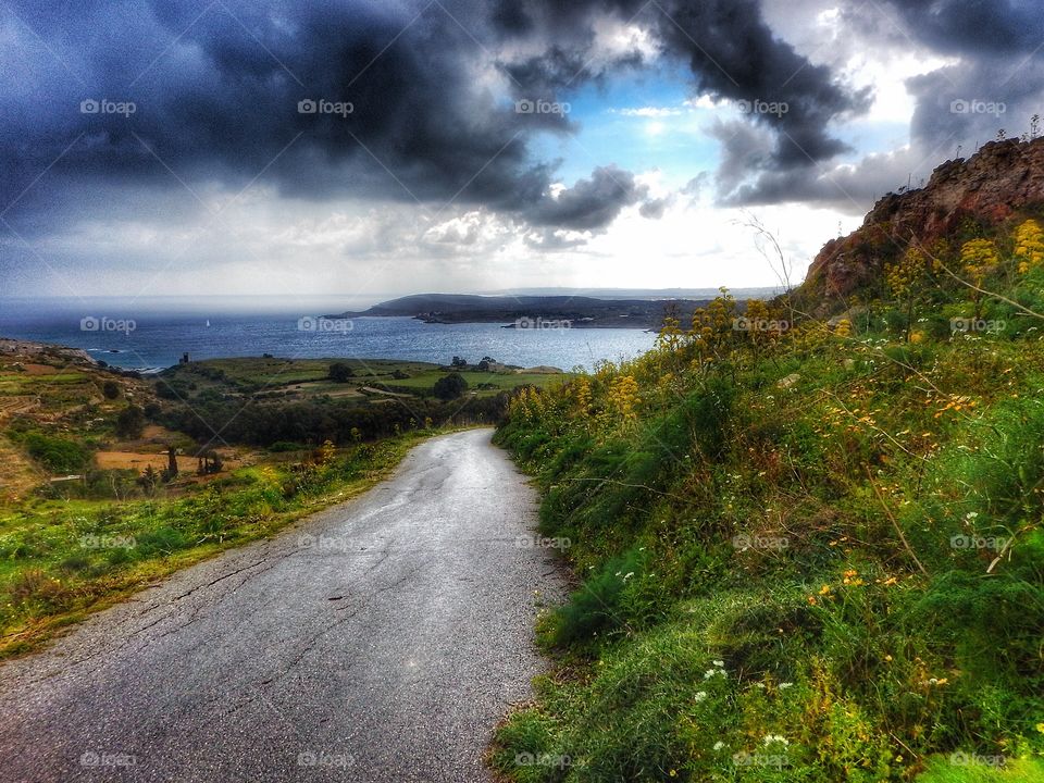 Gozo view of Malta