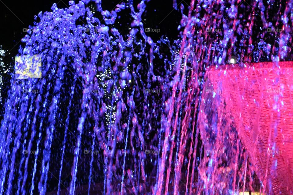 fountain - water in motion shot photo