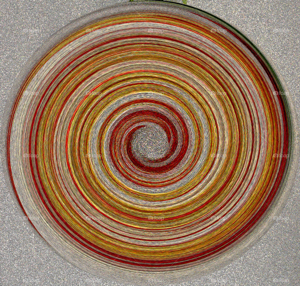 abstraction multicolored in the shape of a circle