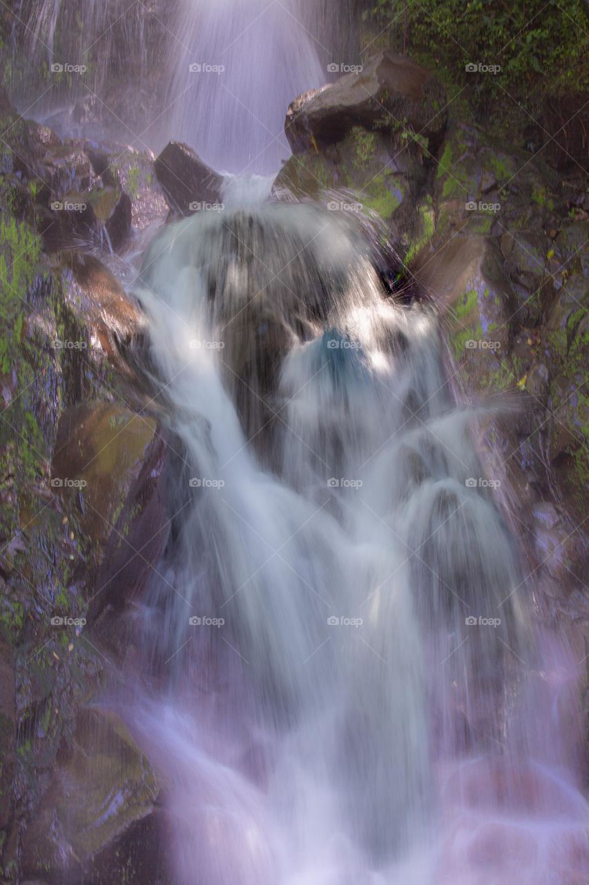 Silky Waterfall in the mountains of Northern Panama