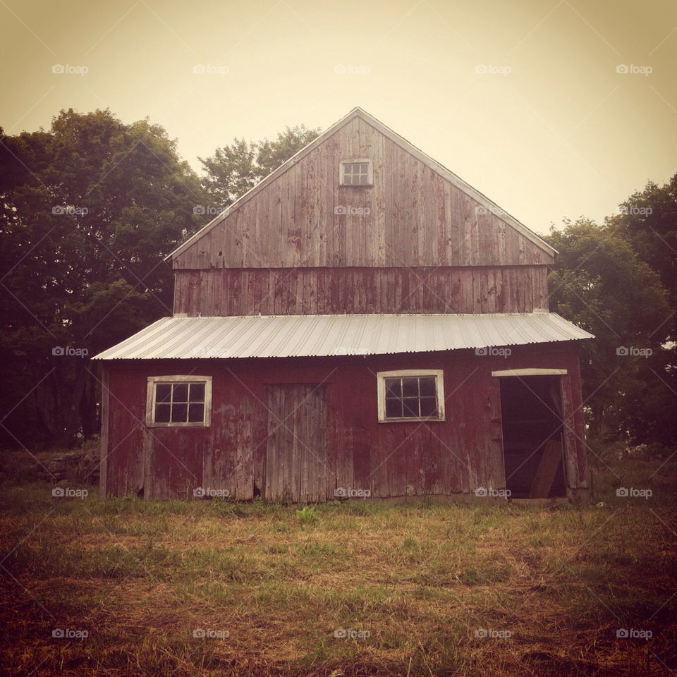 barn building old farm by serendipity0077