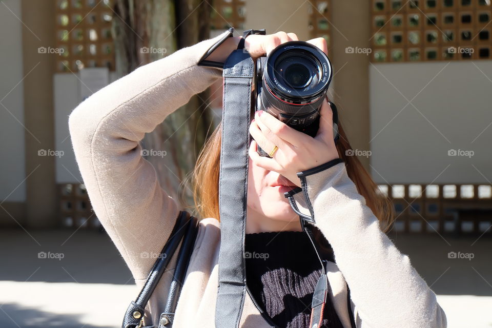 Women taking a photo 