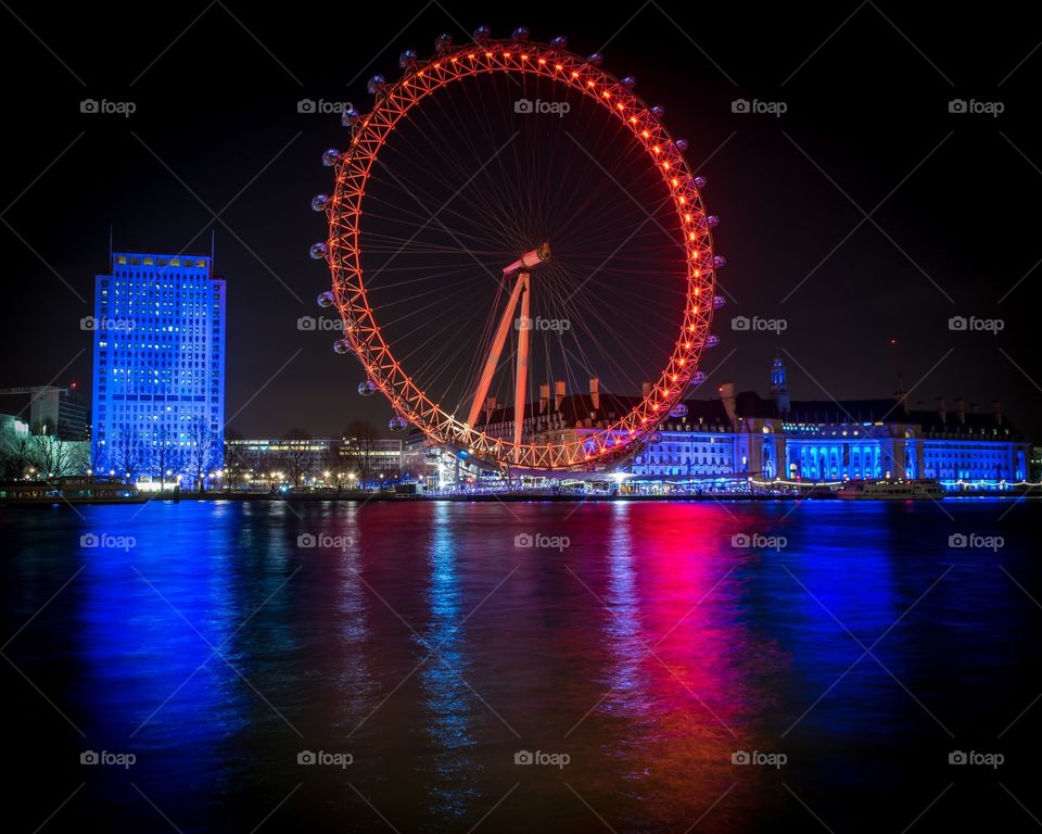 London eye lights