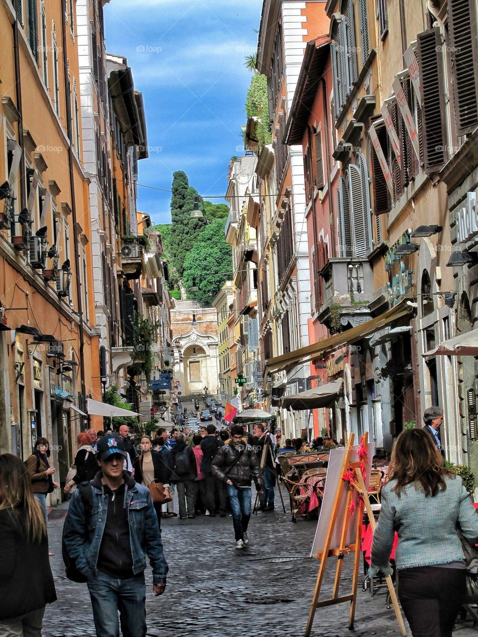 Walking the winding streets of Rome