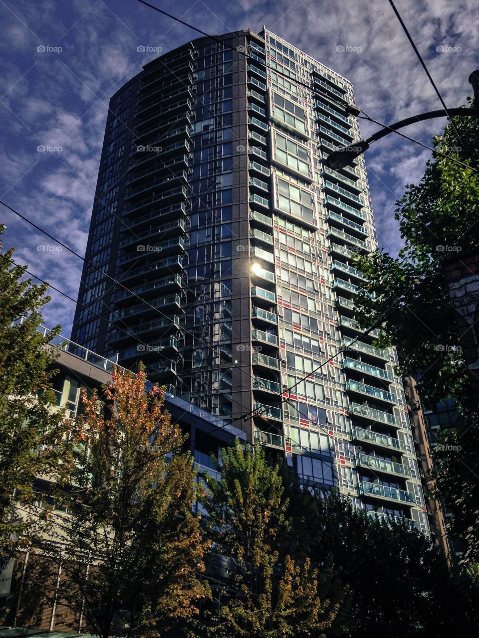 Building in downtown Vancouver