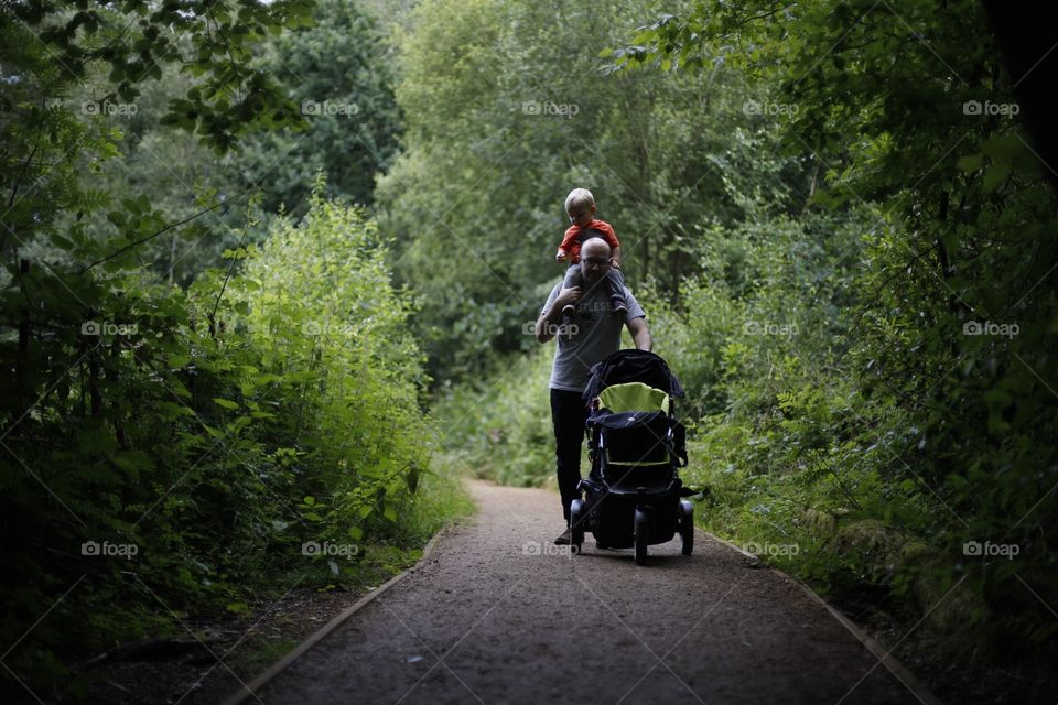 family walk