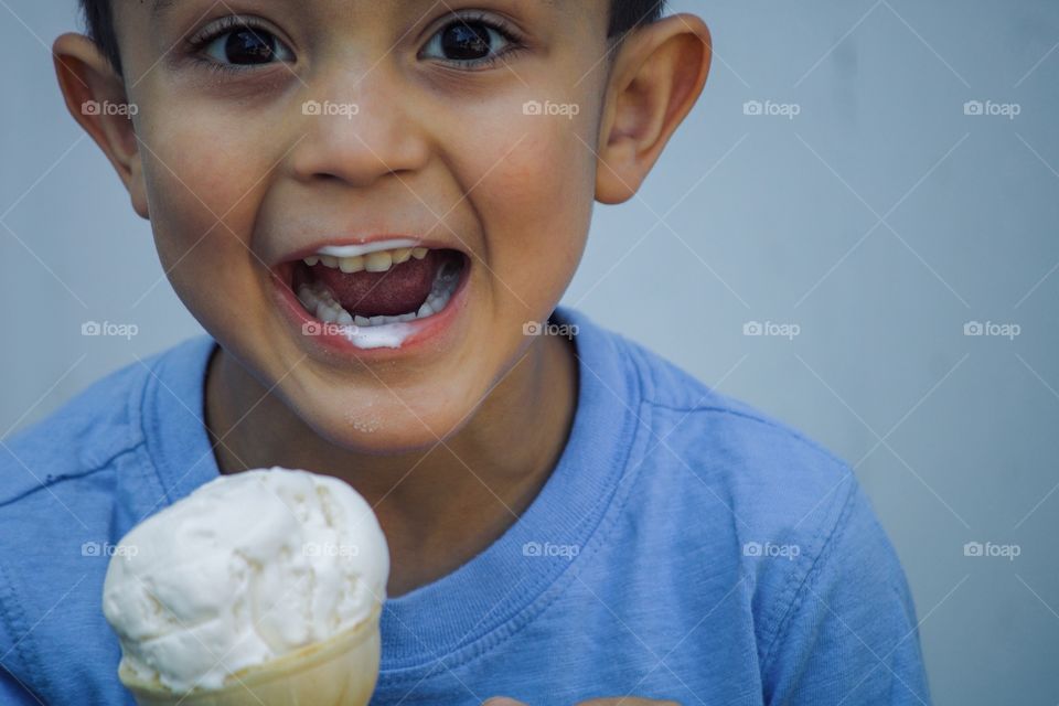 Ice cream smile