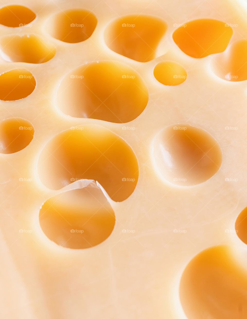 macro shot of cheese texture