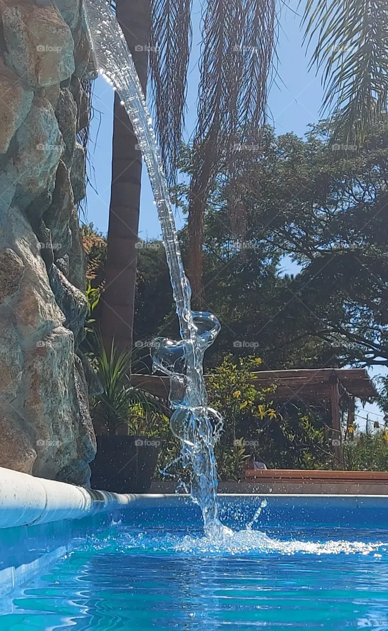 cascata em espiral