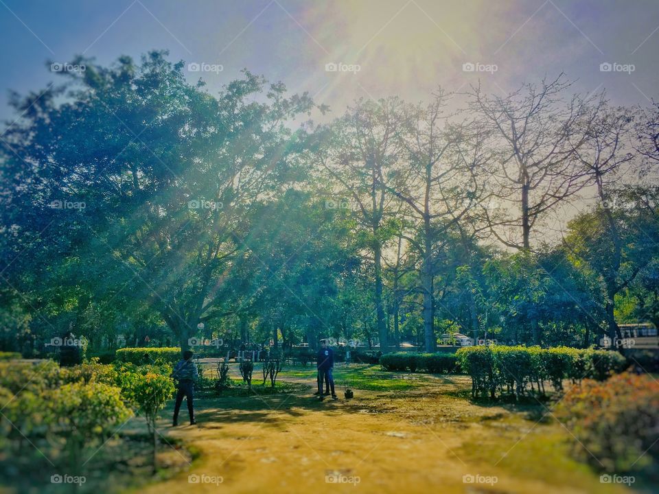 A happy morning !! Today I visited a garden in delhi , where i see many of people are doings yoga ! Playing sports! That’s good thing I feel about that place !