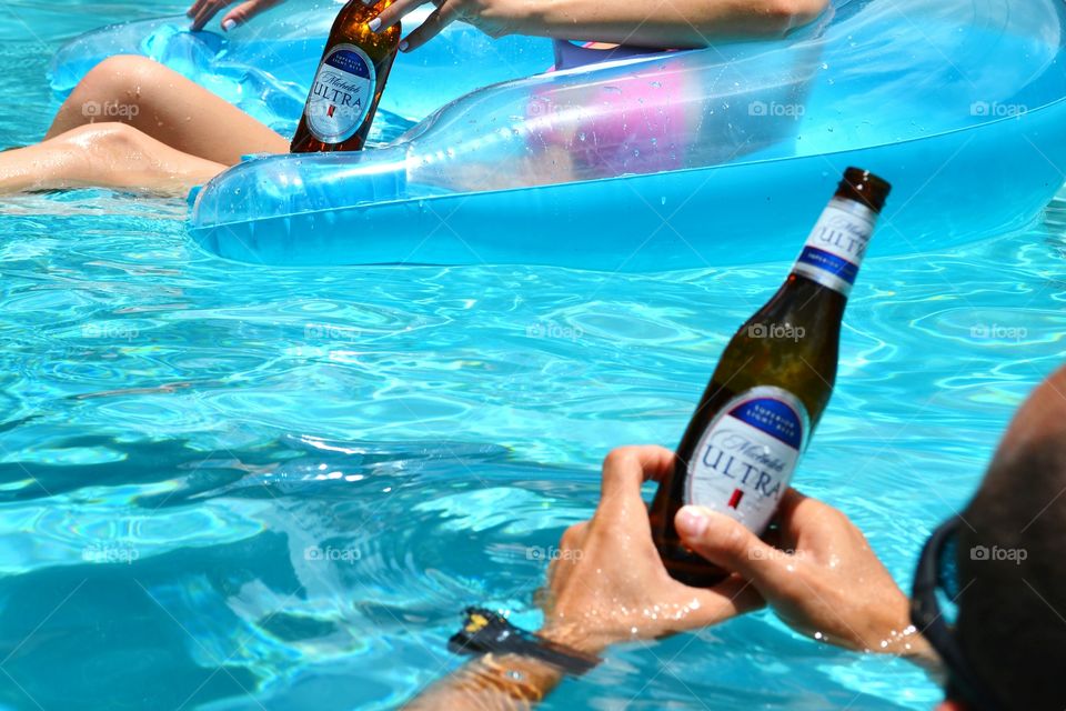Michelob Ultra. Ultra sunbathing with Michelob Ultra 