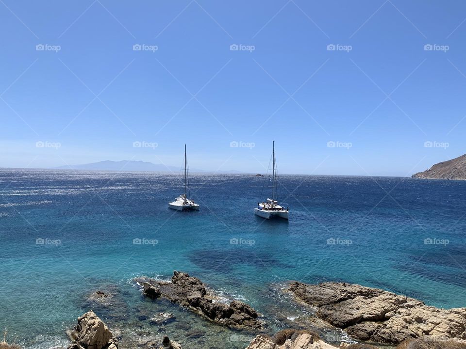 Sailing in Mykonos 