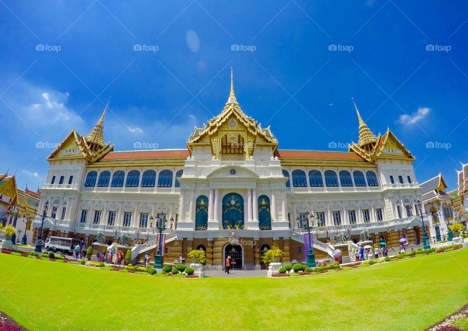 Grand Palace - Bangkok. The grand palace in Bangkok, the former royal residence.