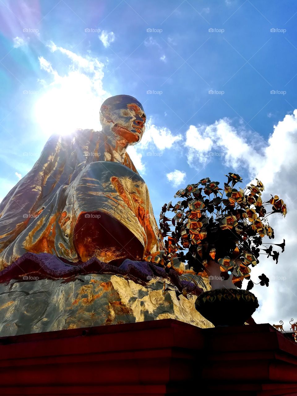 Buddha statue in sangkaew temple