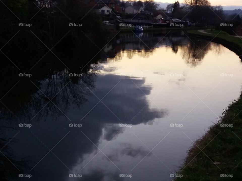 Scenic view of lake