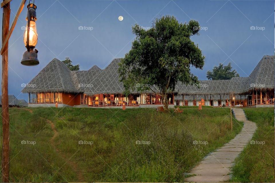 Elegant evening view