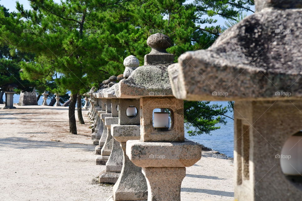 Row of lanterns