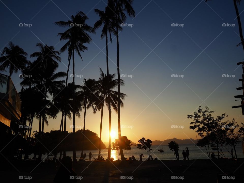 Sunset in El Nido, Philippines