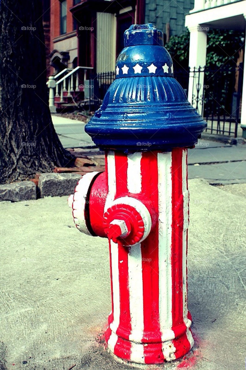 Firehydrant in streets of Brooklyn