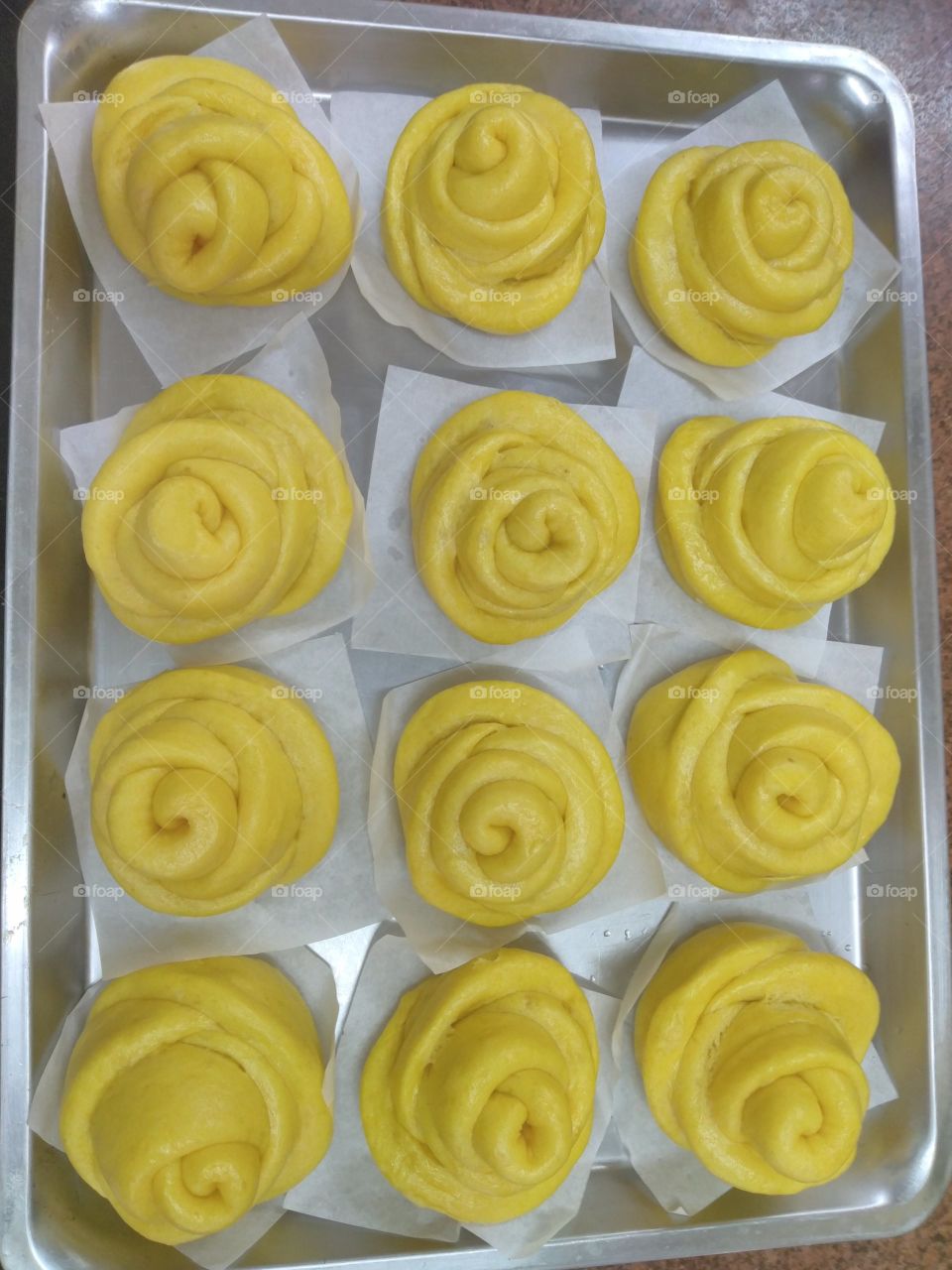 rose pumkin steam bun