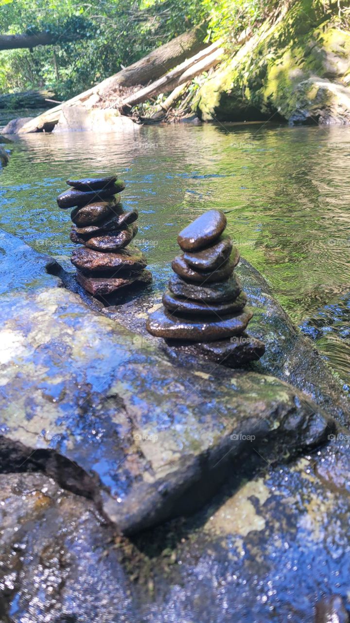 river  - stone