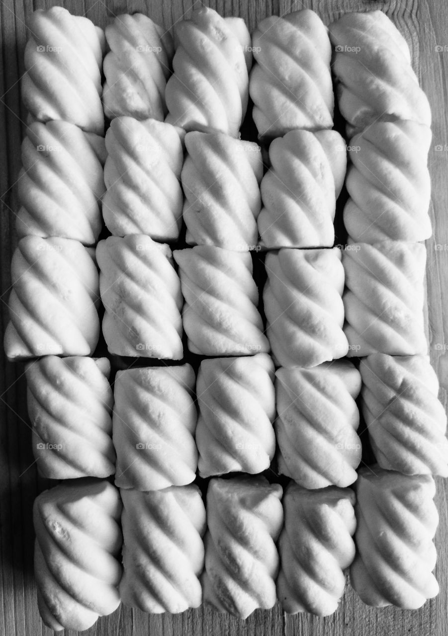 Marshmallow. Candy. Sweets.