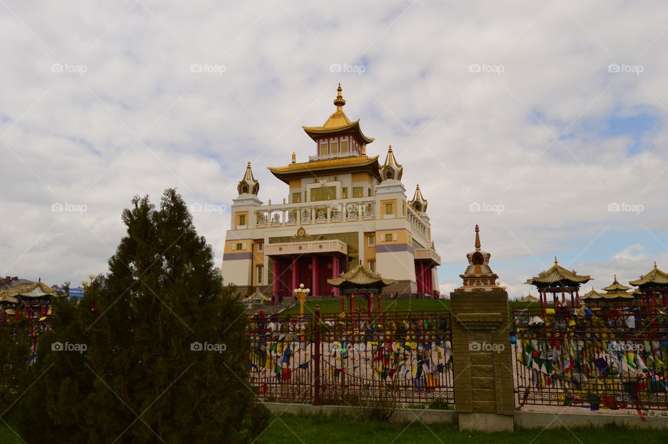 One of the largest Buddhist temples in Europe