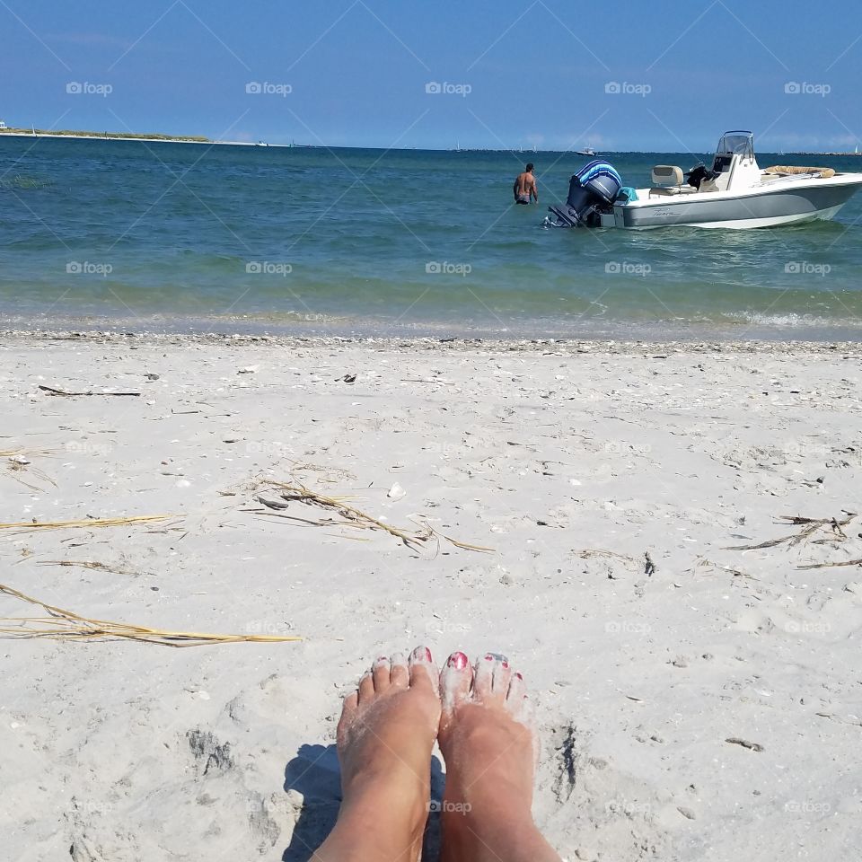 sandy toes..don't care!