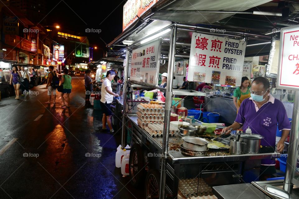 Malaysian street food 