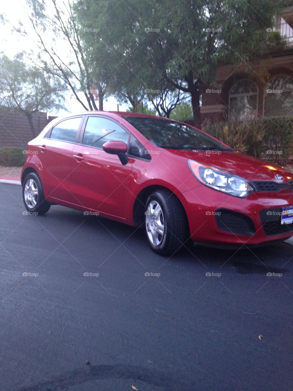 Little Red. This is the first picture of my new (and first) car. 