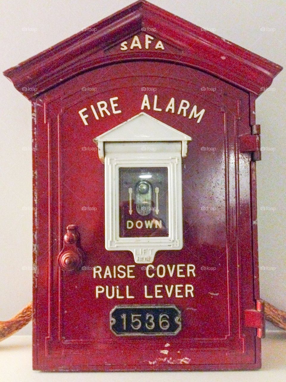Antique fire alarm