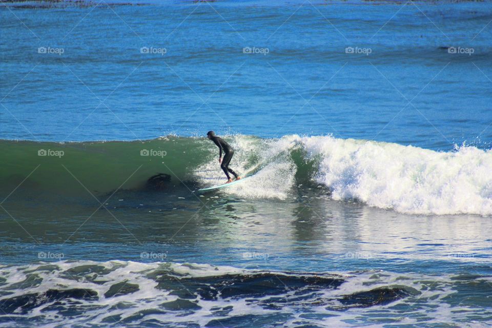 Man surfing