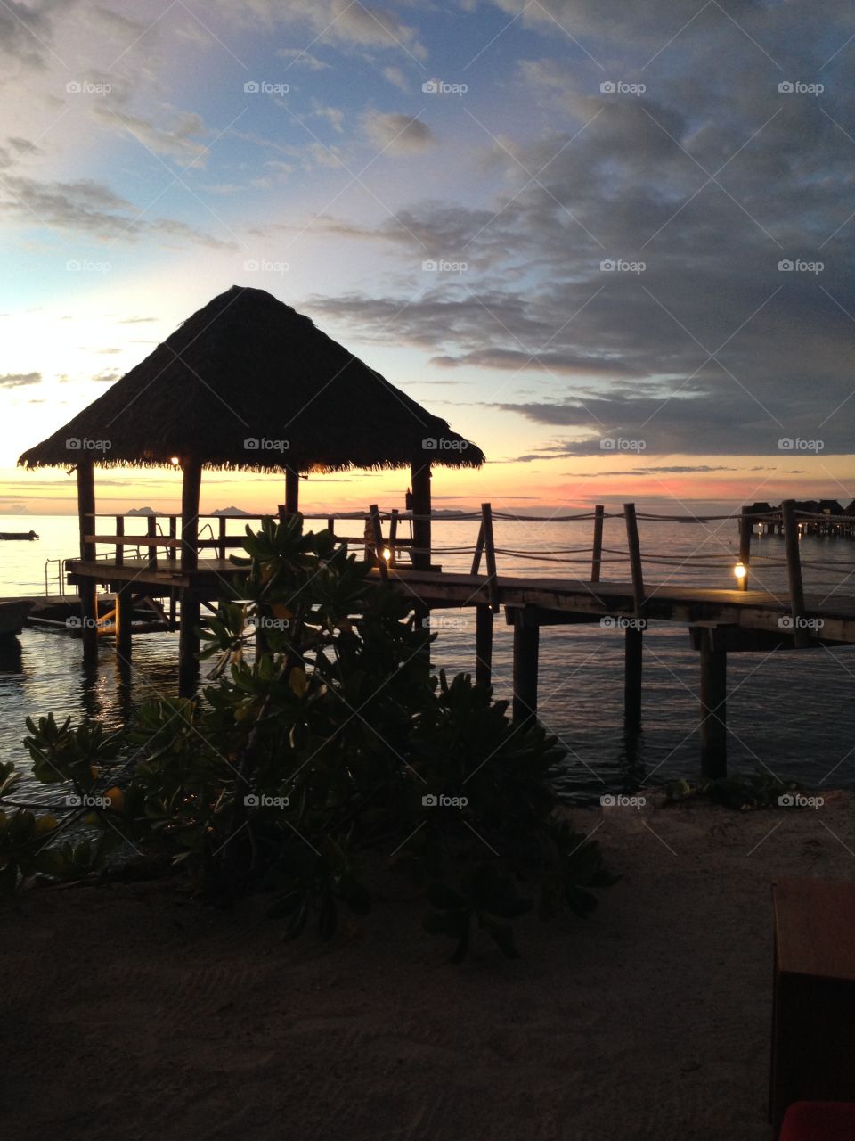 Beach, No Person, Water, Ocean, Sunset