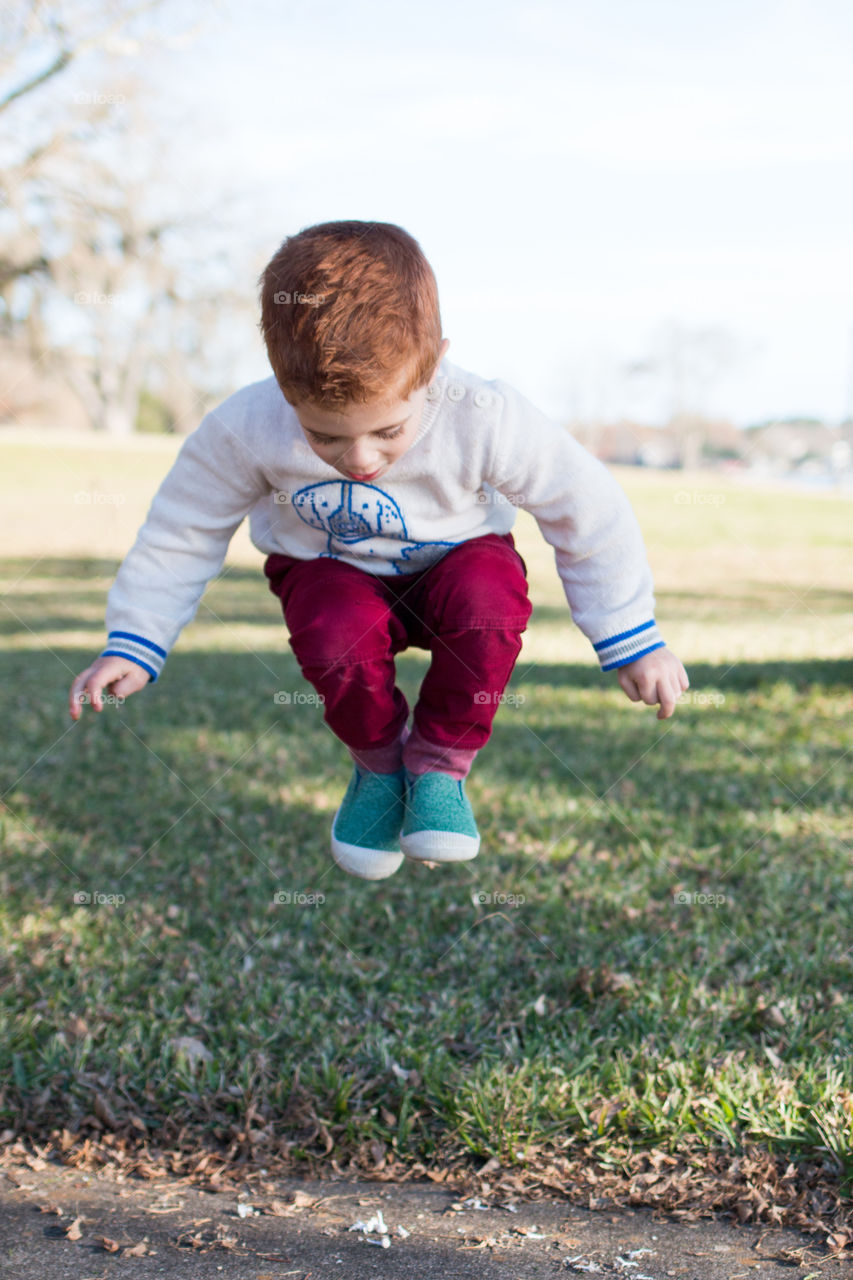 Jumping for joy 