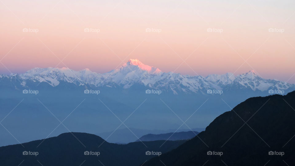 Mountain range in Sikkim