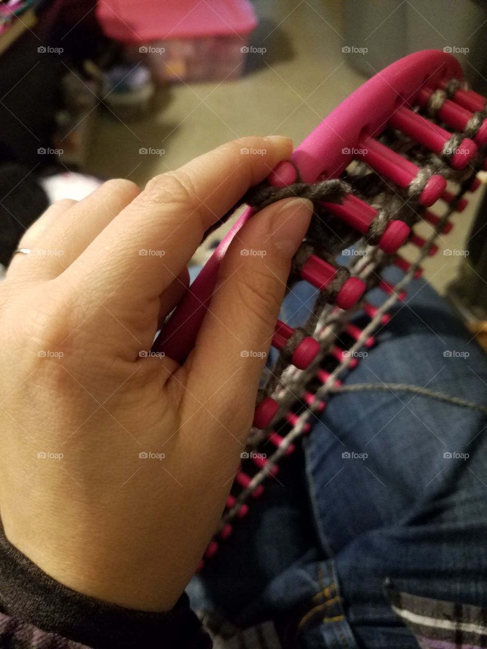 loom knitting