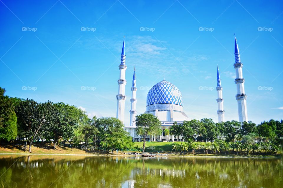 The Sultan Salahuddin Abdul Aziz Shah Mosque is the state mosque of Selangor, Malaysia. It is located in Shah Alam.