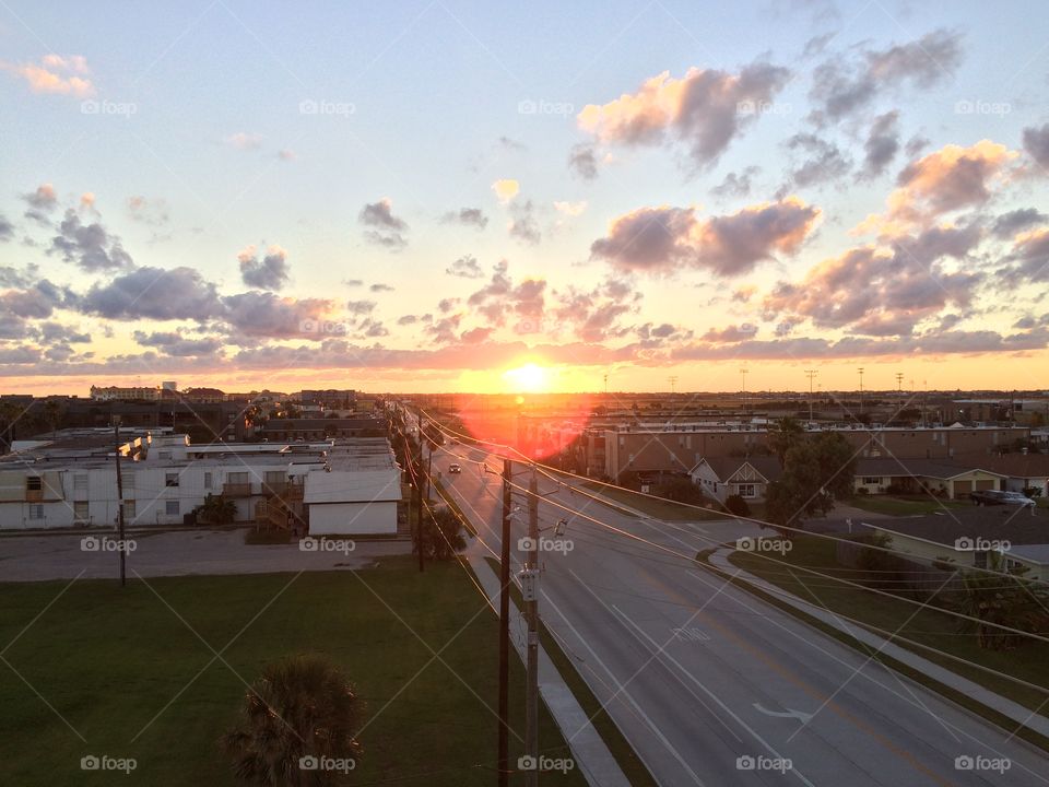 Sunset in Galveston, TX 