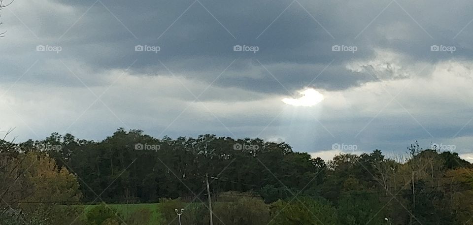 Clouds with Rays