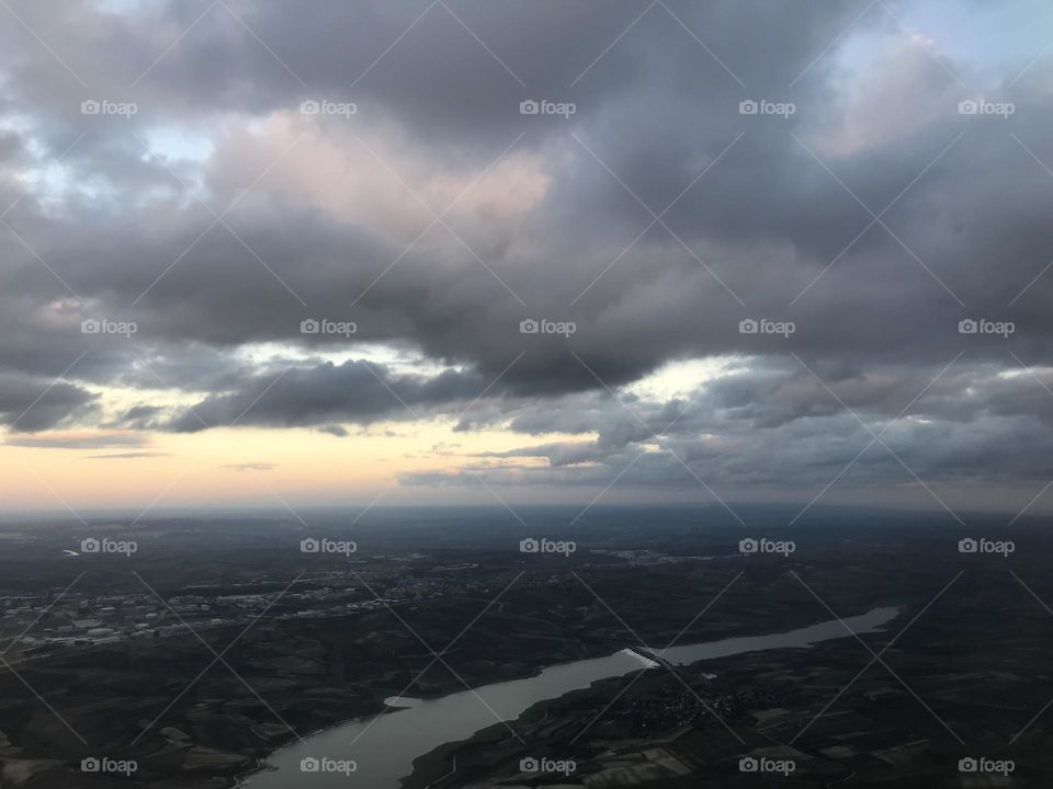 The celestial beauty of the skies - clouds like a child's dream - makes us feel extraterrestrial, like angels. Prayers might come true more up here.