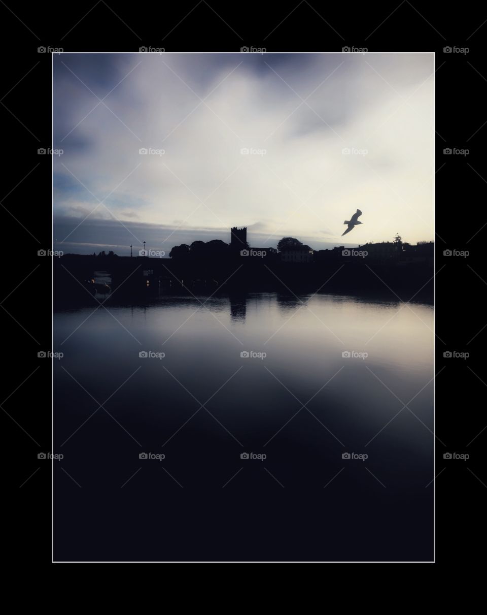 The dark bridge fly by