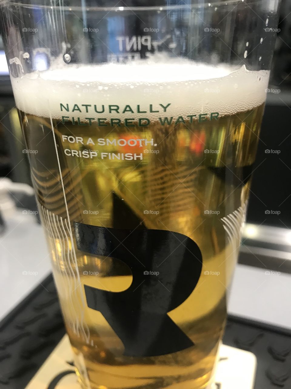 A pic of a smooth pint 