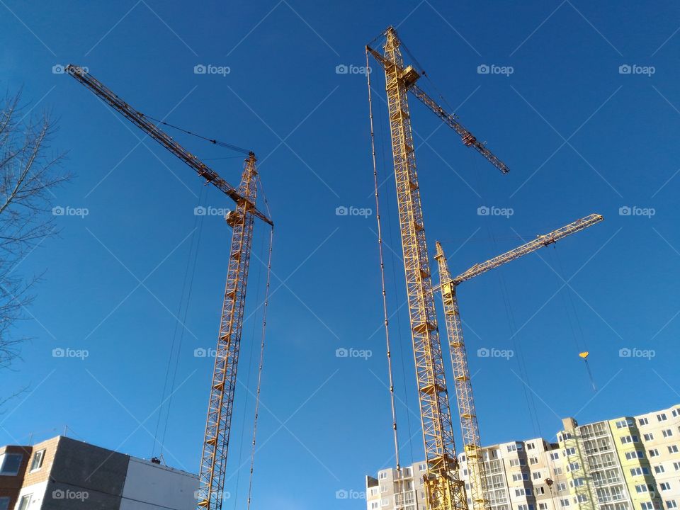 New buildings in Moscow