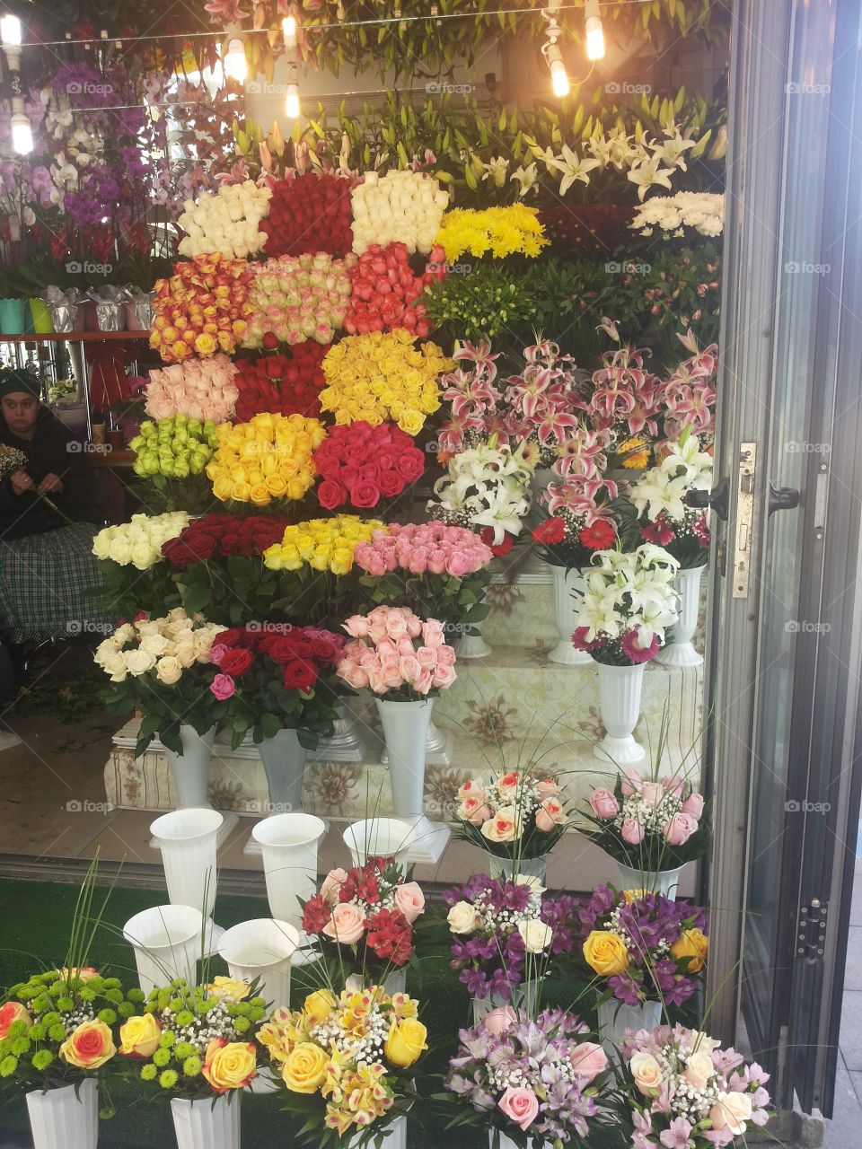 flowers shop. in bucharest 