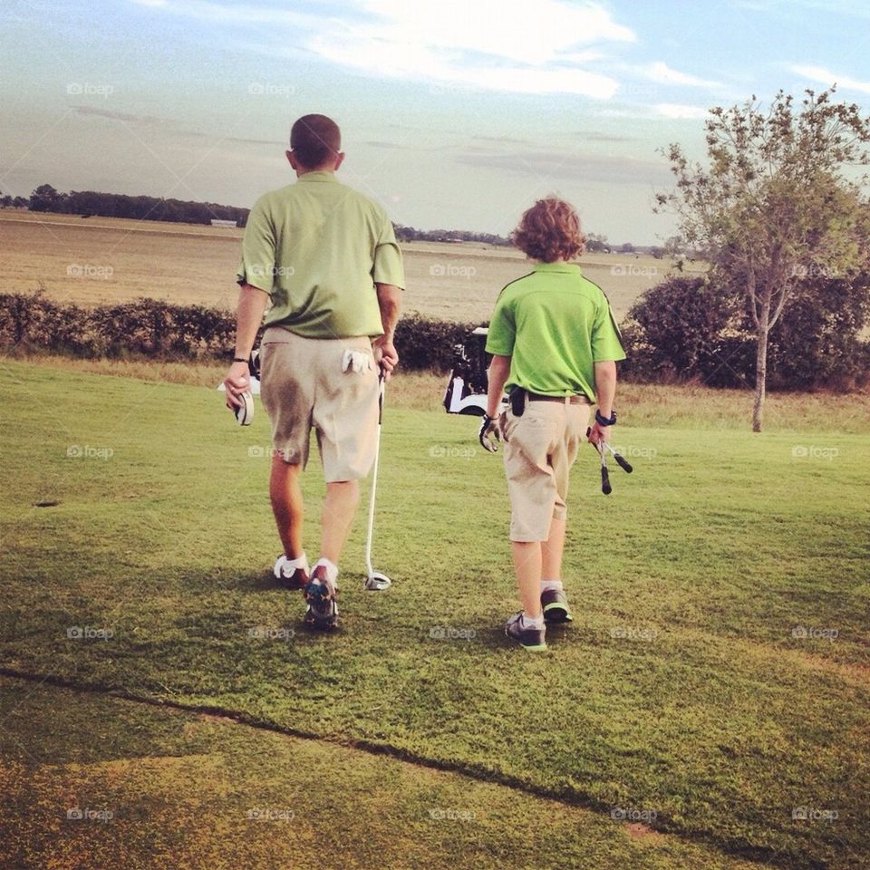 Golfing buddies