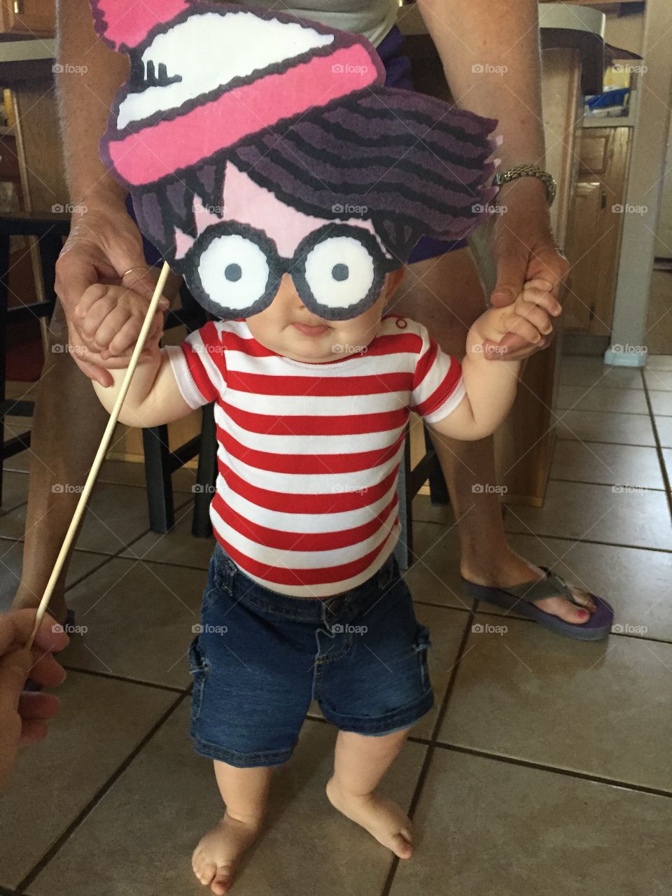 Where's Wally / Where's Waldo. At 9months, Oliver is ready for ComiCon!